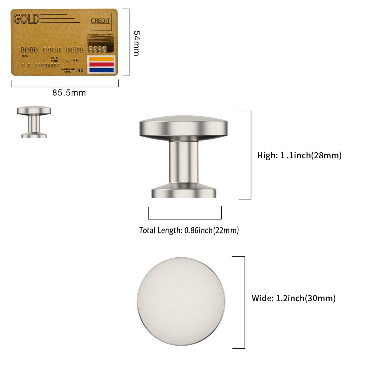 Amerdeco packaging protects each knob during shipping