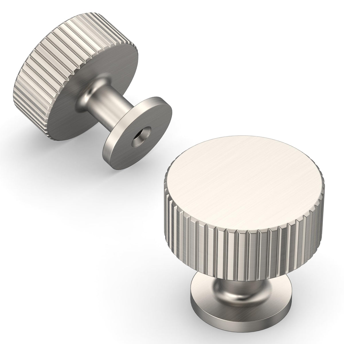 Amerdeco 1 inch knob installed on a drawer front demonstrating simple mounting.