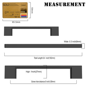 Amerdeco installation-ready cabinet handle, simple mounting for DIY upgrade