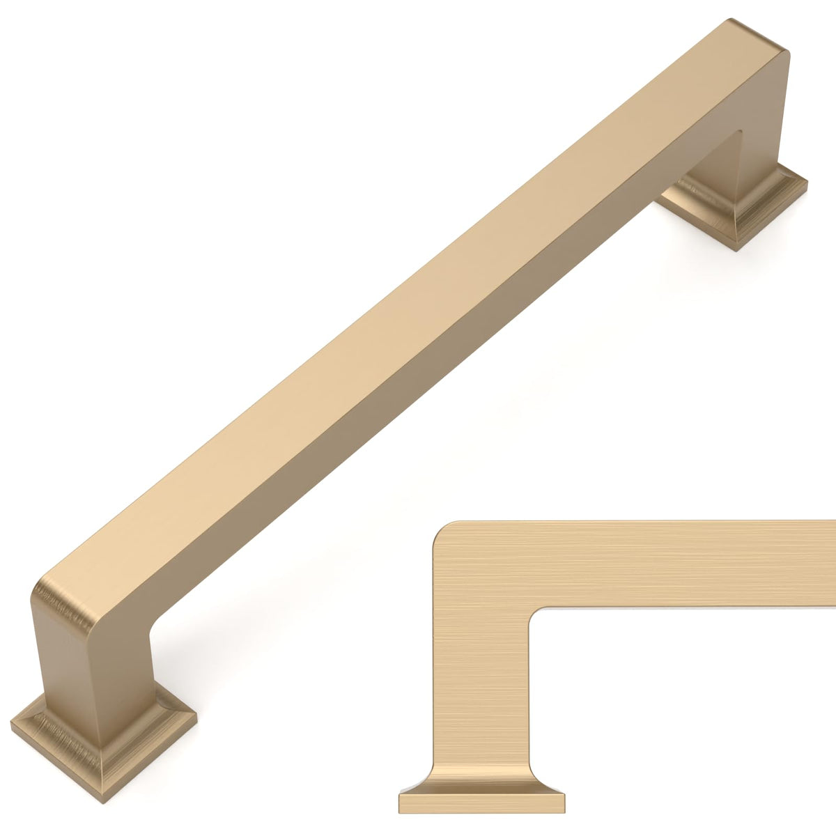 Amerdeco champagne bronze cabinet pull for 5-inch centers enhances style and durability.
