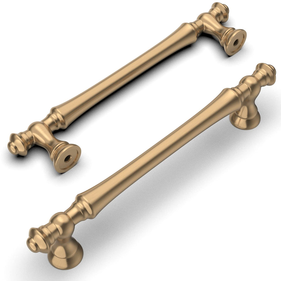 Amerdeco champagne bronze cabinet pull 5inch, ideal for updated kitchen cabinets.