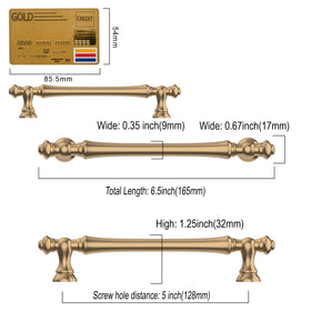 Amerdeco champagne bronze kitchen and bathroom hardware for durable updates.
