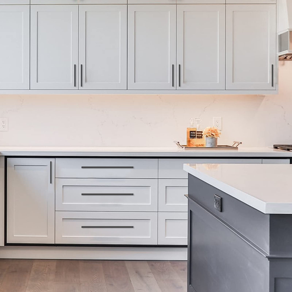 Amerdeco packaging protects each cabinet handle during transit