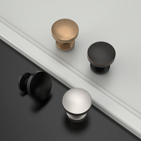 Amerdeco oil rubbed bronze knob closeup highlighting smooth finish for kitchen upgrade