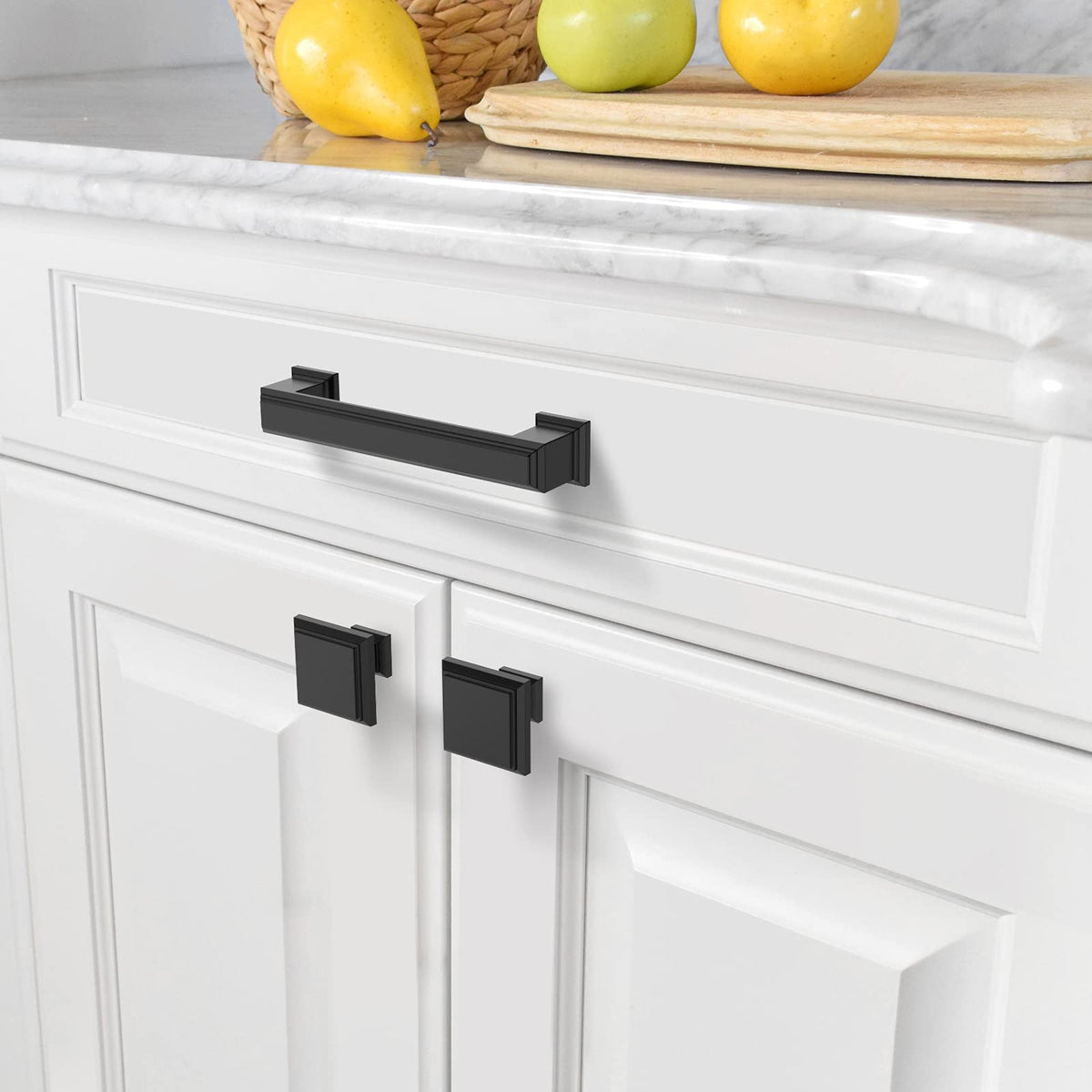 Amerdeco packaging protects cabinet pulls during shipping.