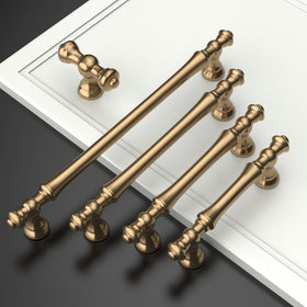 Amerdeco champagne bronze cabinet pull set of 10 for cohesive kitchen and bathroom hardware.