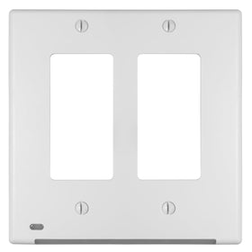 AMERELLE Universal Lumicover wallplate with night light guiding night use