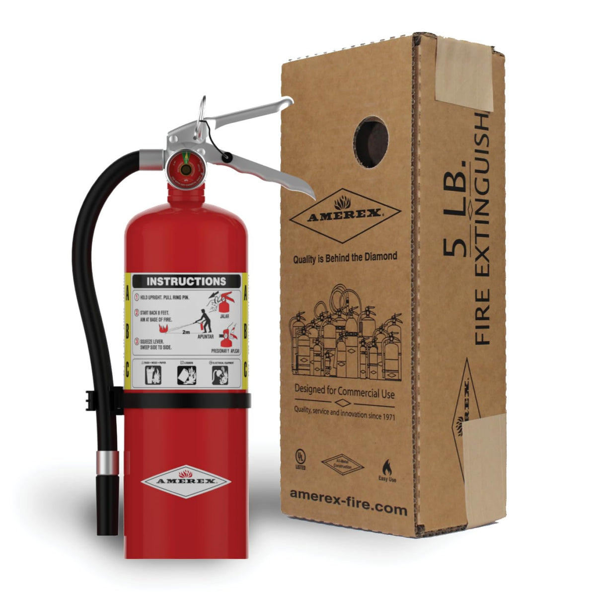 Amerex B402 suited for commercial use across office, kitchen, and industrial areas.