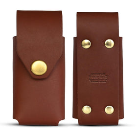 American Bench Craft full-grain leather holster closeup highlighting durability