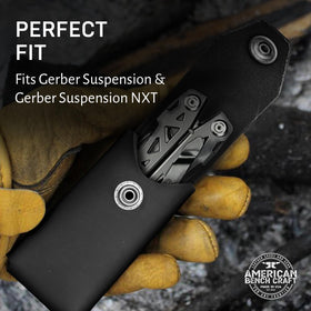 American Bench Craft Leatherman surge sheath snug fit for quick tool access