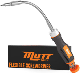 AMERICAN MUTT TOOLS 12-in-1 ratcheting screwdriver with closed handle for compact storage