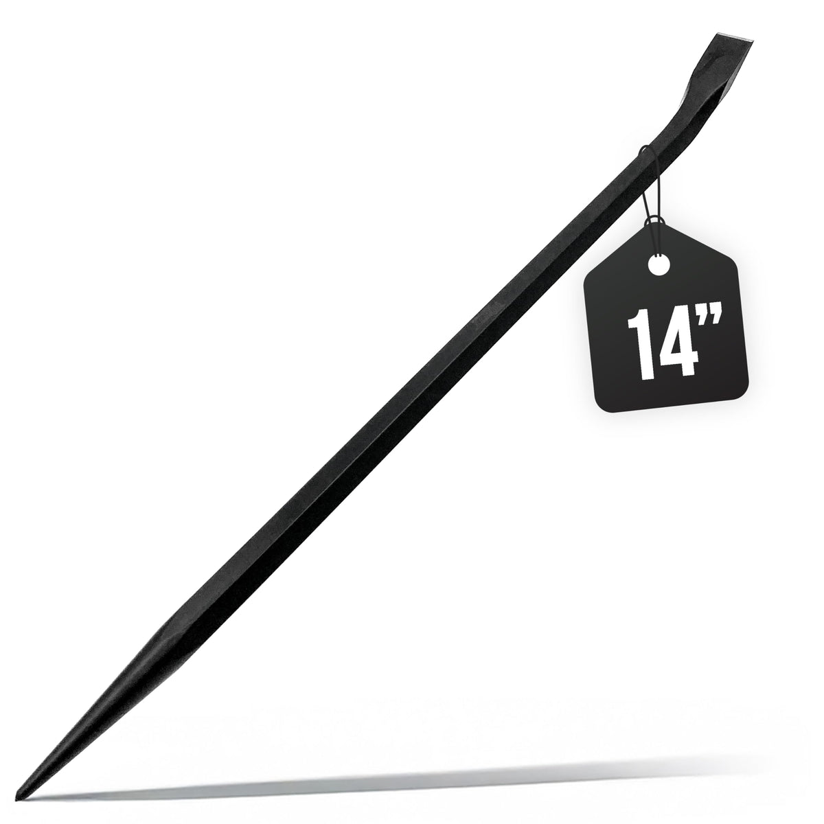 American Mutt Tools alignment pry bar with pointed tip for precise alignment tasks.