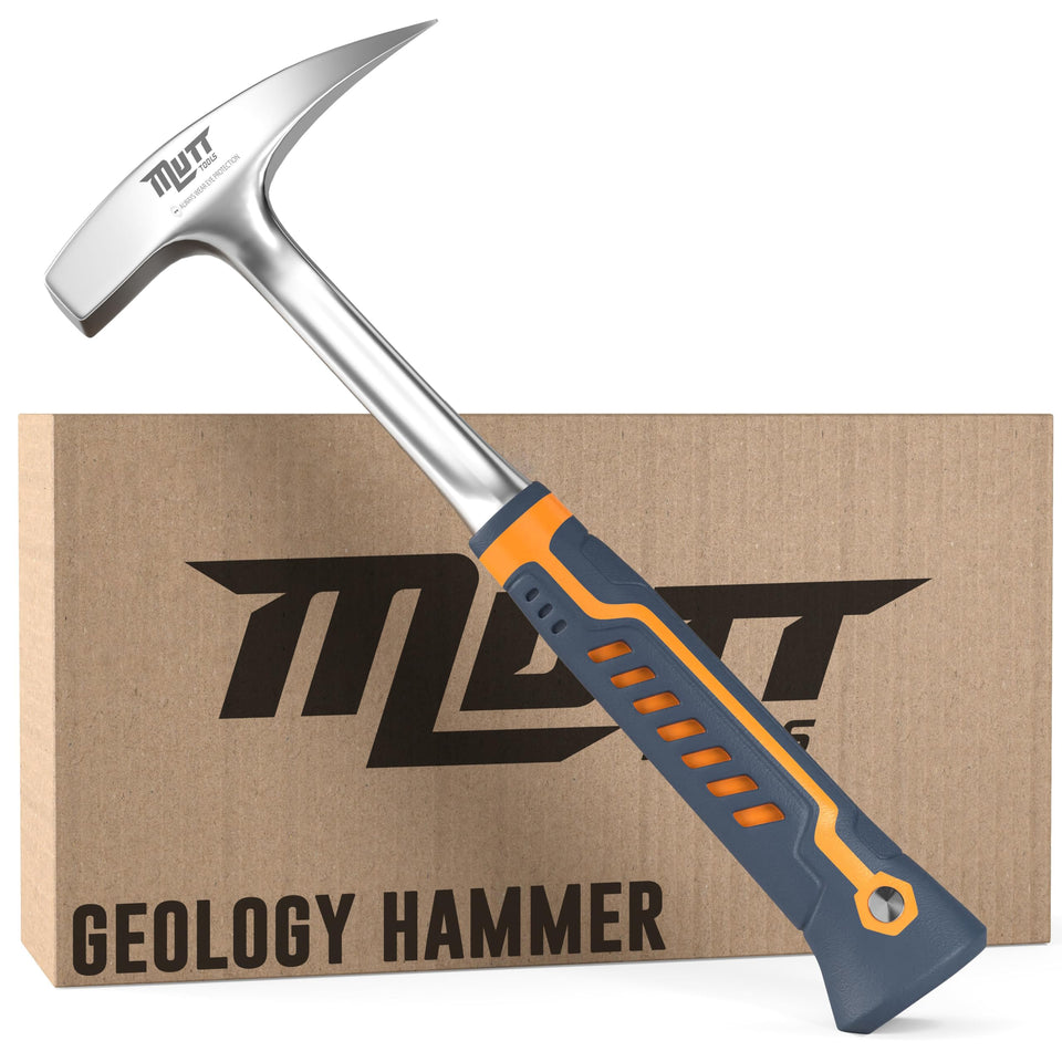 AMERICAN MUTT TOOLS 22oz rock hammer head enables precise sample collection.