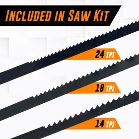 American Mutt Tools 6.5-inch frame designed for detailed scrollwork and interior cuts