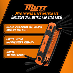 AMERICAN MUTT TOOLS color-coded holders enable quick size identification