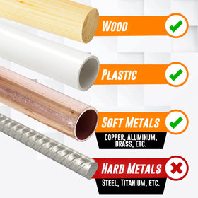American Mutt Tools coping saw blades provide 14T, 18T, and 24T for versatile cuts