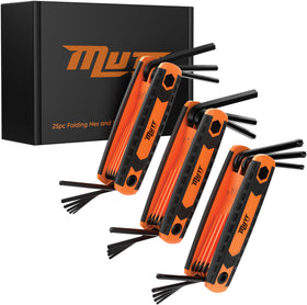 AMERICAN MUTT TOOLS folding Allen key set shows compact field-ready design