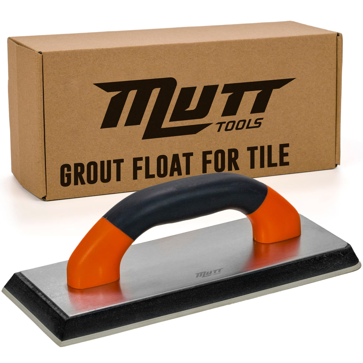 AMERICAN MUTT TOOLS grout float with rounded edge for precise grout lines.