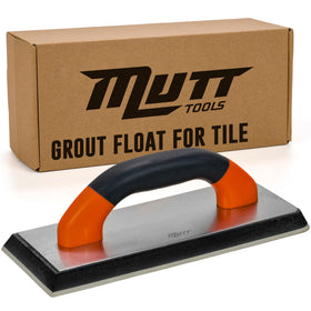 AMERICAN MUTT TOOLS grout float with rounded edge for precise grout lines.