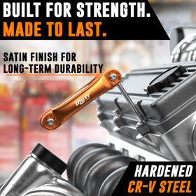 AMERICAN MUTT TOOLS heat-treated steel construction ensures lasting durability