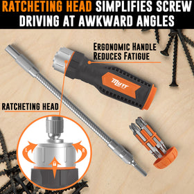 AMERICAN MUTT TOOLS magnetic bit retention secures bits during use