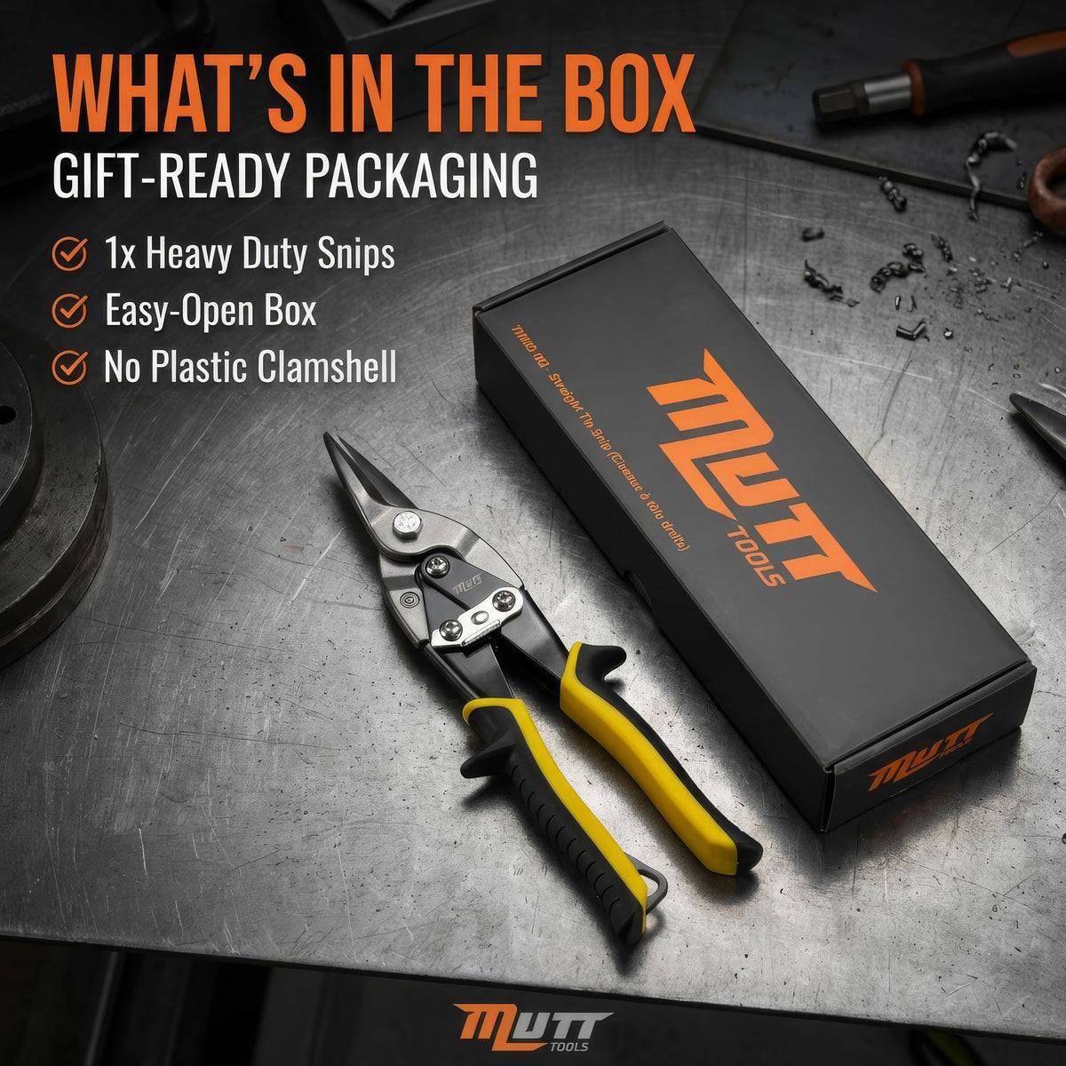 AMERICAN MUTT TOOLS Mutt Tools limited lifetime warranty for peace of mind.