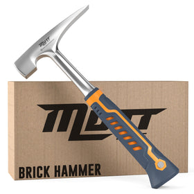 AMERICAN MUTT TOOLS professional brick hammer 20oz head delivering precise masonry strikes.
