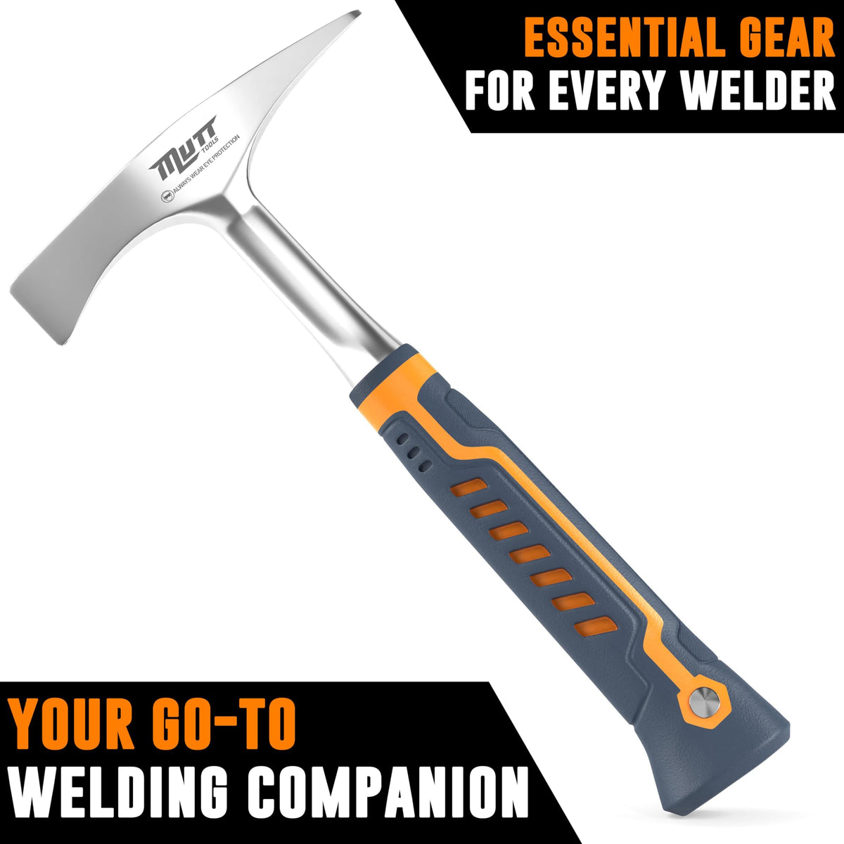 Professional welding workshop use, AMERICAN MUTT TOOLS hammer complements daily tasks.