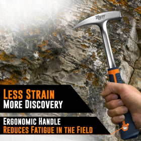 AMERICAN MUTT TOOLS rock hammer chisel set supports safe rock work.