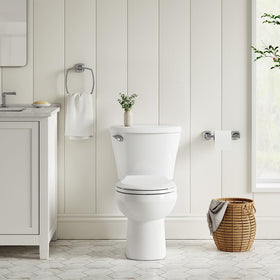 American Standard seat includes bottom-mount hardware for quick installation.