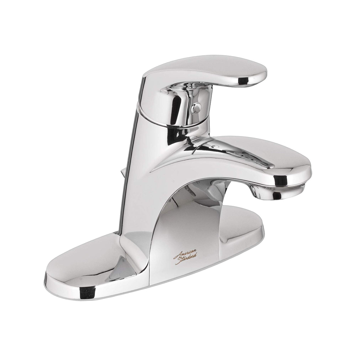 Rigid metal construction of Colony Pro faucet emphasizes durability and premium feel