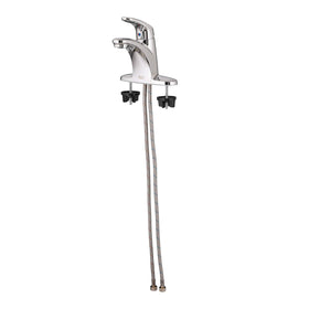 Colony Pro faucet package contents with indicators and plug button