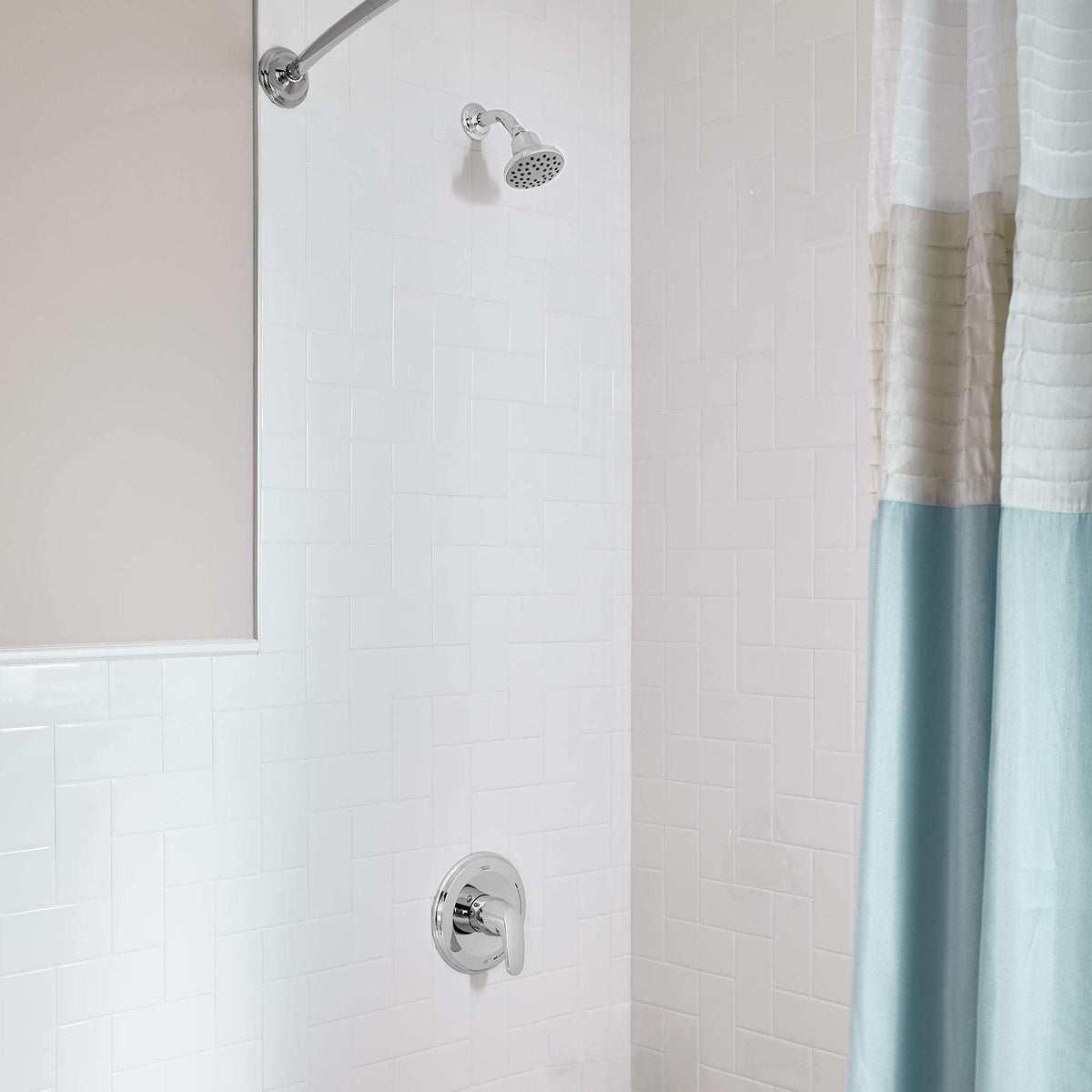 American Standard Colony Pro polished chrome finish resists tarnish and scratches.