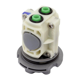 American Standard pressure-balancing unit for shower valve maintains steady temperature.