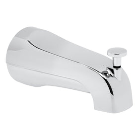 American Standard slip-on diverter tub spout in polished chrome for simple bath/shower setup.