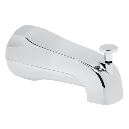 American Standard slip-on diverter tub spout in polished chrome for simple bath/shower setup.