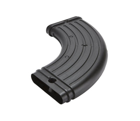 Amerimax StealthFlow 4631 adjustable elbow showing 45–90 degree angle for water routing.