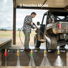 AMERISUN driveway cleaning action demonstrating tough surface removal.