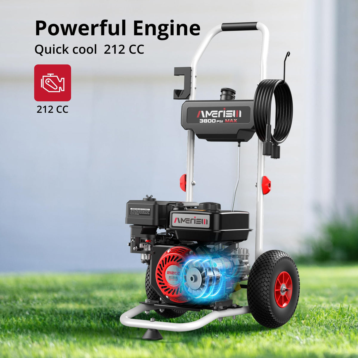 AMERISUN quick-connect nozzles highlight versatile spray options for different tasks.