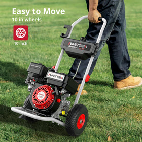 AMERISUN steel-frame construction provides lasting durability during heavy cleaning.