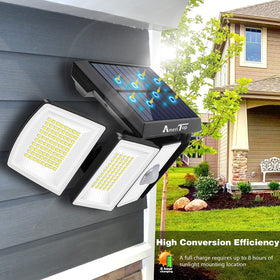 AmeriTop outdoor LED flood light — ideal for patios and gardens.