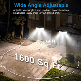 AmeriTop 270-degree illumination covers wide areas with minimal adjustments.