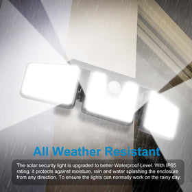AmeriTop solar lights offer easy, wire-free installation on exterior walls.