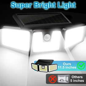 AmeriTop IP65 waterproof solar lights withstand rain and snow.