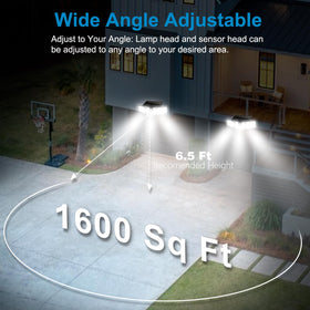 AmeriTop lights demonstrating 270° wide-angle coverage for safer evenings.