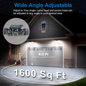 AmeriTop solar motion sensor light — activation range up to 26 feet.