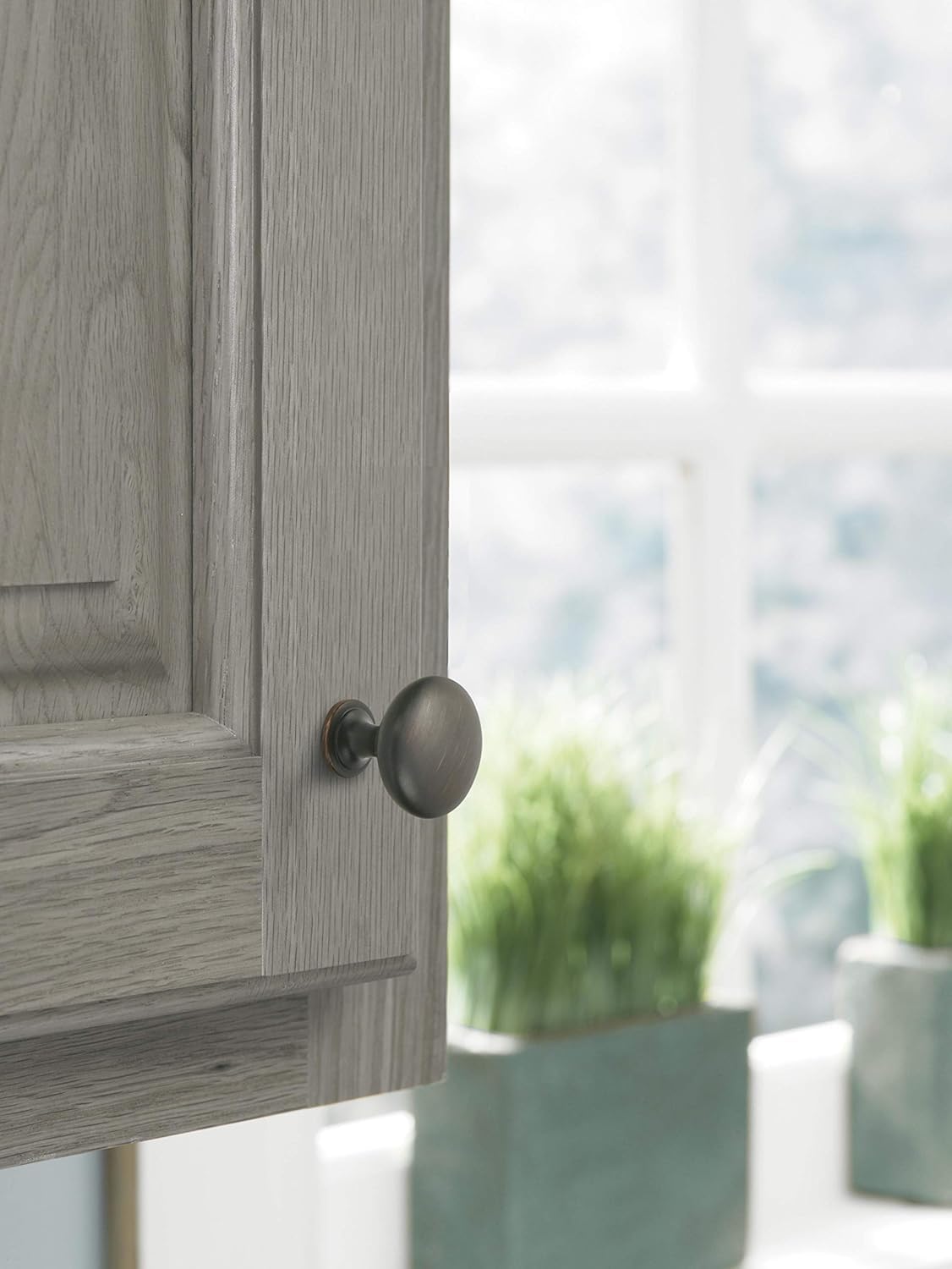 Amerock Edona 10-knob pack for cohesive updates across drawers and cabinets.