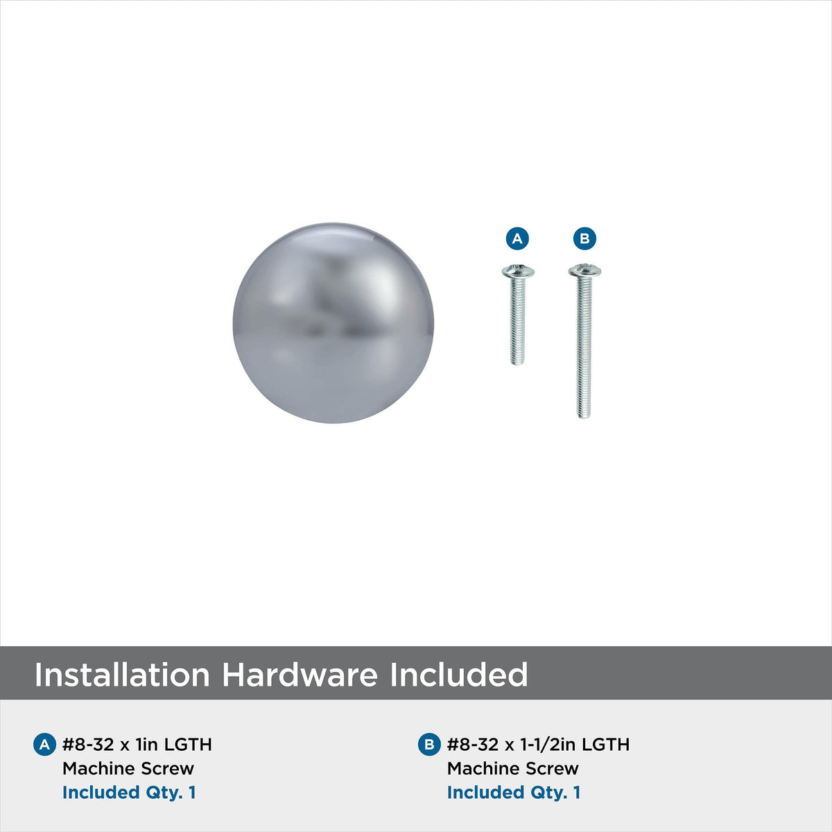 Amerock Edona pack of 25 knobs provides value and coordinated hardware for multiple cabinets.