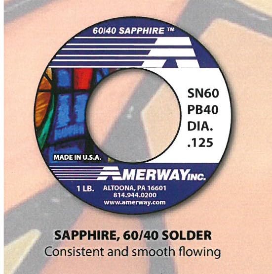 Amerway Sapphire solder wire closeup melt showing consistent flow