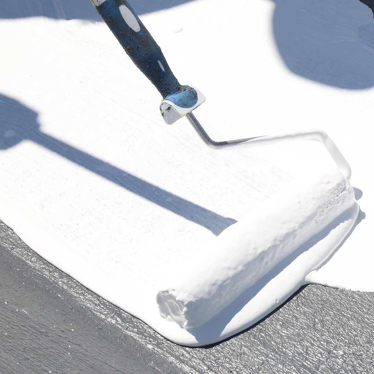 Ames Maximum-Stretch eco-friendly, low VOC coating for roofing.